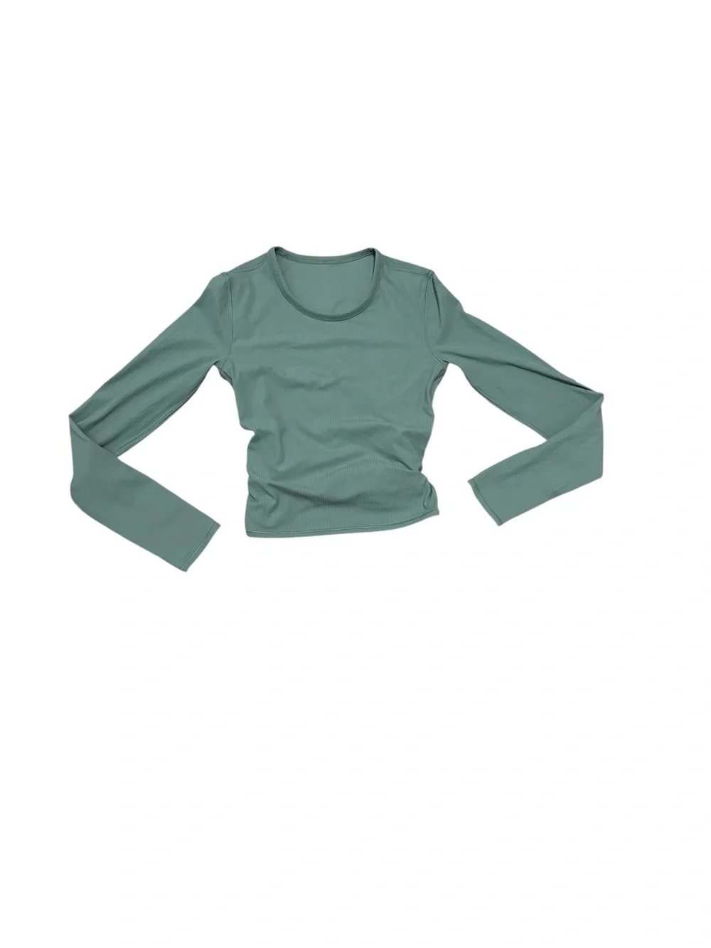 Lululemon All It Takes Back-Twist Ribbed Long-Sleeve Gym Workout Running Shirt